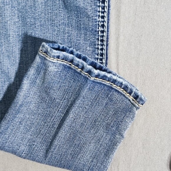 Silver Jeans women's size W29/L31 hard washed blue colour Suki Flap Skinny jeans - Picture 9 of 15